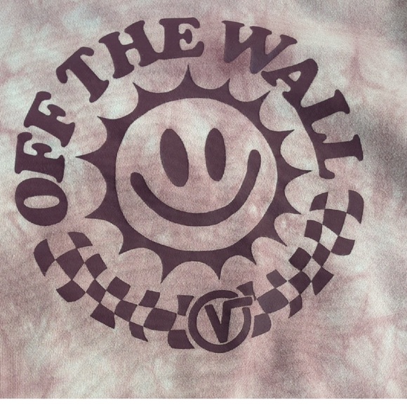 Vans Pink Tie-Dye Sweatsuit Hoodie with Matching Joggers Medium - Picture 4 of 9